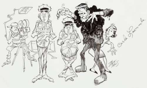 Jack Davis Growing Up With Monsters: My Times at Universal Studios, in Rhymes! "Abbot and Costello Meet - | Heritage