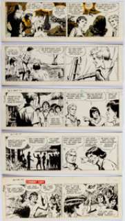 Dan Barry and Bob Fujitani Flash Gordon Daily Comic Strip Original Art Group of 5 (King Features Syndicate, - | Heritage