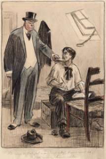 Louis Raemaekers Self-Portrait Original Art (c. 1930s). The great antiwar cartoonist of the Netherlands - | Heritage