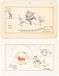 Billy DeBeck & Others - Sketches Original Art Group of 8 (c. 1930s-40s). A fan accumulated hundreds of - | Heritage