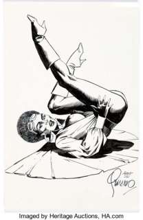 Jim Steranko, Joe Rubinstein, and Wayne Faucher Variations on a Nude by Steranko Original Art Group of 4 (c. - | Heritage