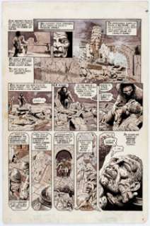 Tim Conrad, Joyce Furman, and Larry Gaydos The Savage Sword of Conan #17 Page 58 Original Art (Marvel Comics, - | Heritage