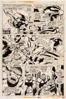 George Tuska and Vince Colletta Iron Man #89 Story Page 11 Daredevil Original Art (Marvel, 1976).... | Heritage