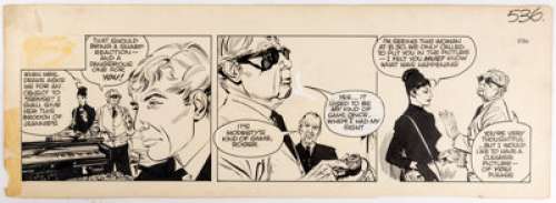 Jim Holdaway Modesty Blaise Daily Comic Strip #536 Original Art (London Times Mirror, 1965).... | Heritage