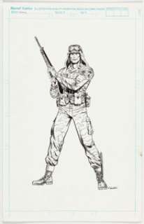 Ron Wagner G.I. Joe, A Real American Hero #115 Dusty Illustration Original Art (Marvel, 1988).... | Heritage