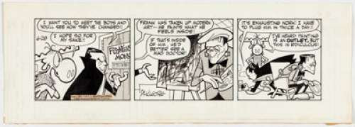 Al Kilgore Bullwinkle Daily Comic Strip Original Art dated 6-28-63 (Bell-McClure Syndicate, 1963).... | Heritage