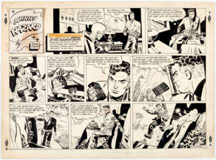 Frank Robbins Johnny Hazard Sunday Comic Strip Original Art dated 11-14-54 (King Features Syndicate, 1954).... | Heritage