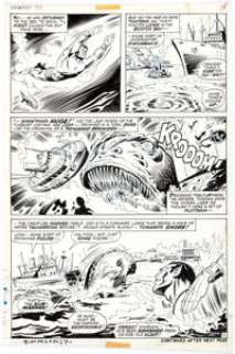 Marie Severin and Jim Mooney Sub-Mariner #44 Story Page 11 Original Art (Marvel Comics, 1971).... | Heritage