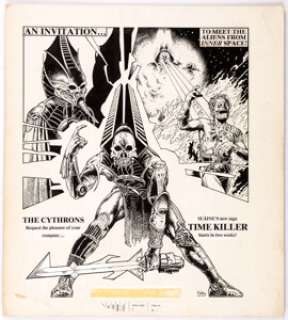 Glen Fabry 2000 AD #409 Page 23 "Slaine: Time Killer" Advertisement Original Art (2000 AD, 1985).... | Heritage