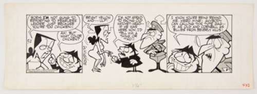 Al Kilgore Bullwinkle Daily Comic Strip Original Art dated 3-2-64 (Bell-McClure Syndicate, 1964).
 ... | Heritage