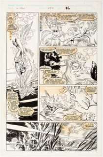 Marc Silvestri and Dan Green Uncanny X-Men #254 Story Page 5 Original Art (Marvel, 1989)....