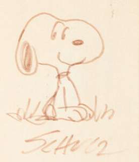 Charles Schulz Snoopy Sketch Original Art (c. 1960s-70s).... | Heritage