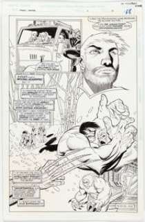  - Pop Mhan and Mike Witherby Marvel Fanfare #3 Story Page 13 Original Art (Marvel, 1996)....
