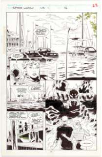  - John Czop and Fred Fredericks Spider-Woman #1 Story Page 16 Original Art (Marvel, 1993)....
