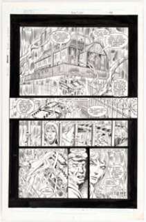  - Vince Argondezzi and Tony DeZuÃ±iga Infinity Inc. #42 and #44 Panel Pages Original Art Group of 4 (DC, 1987).... (Total: 4 Original Art)