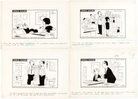 Cy Olson Office Hours Daily Single-Panel Comic Strip Original Art Group of 100 (King Features Syndicate, 1960s).... (Total: 100 Original Art) | Heritage