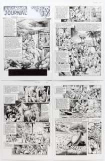  - Don Lomax Vietnam Journal Complete 20-Page Story "The Diary" Original Art Group of 20 (Apple Press, c. 1980s).... (Total: 20 Original Art)