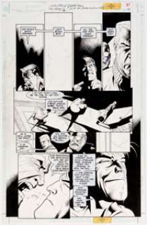 Joe Quesada and Kevin Nowlan Batman: Sword of Azrael #3 Page 19 Original Art (DC, 1992).... | Heritage