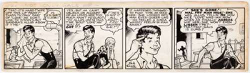 Al Capp Li’l Abner Daily Comic Strip Original Art dated 9-8-36 (United Feature Syndicate, 1936).... | Heritage