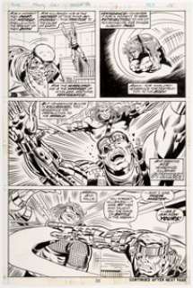 Herb Trimpe and Frank Giacoia Amazing Adventures #20 Page 25 Original Art (Marvel, 1973).... | Heritage