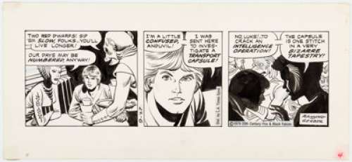 Russ Manning Star Wars Daily Comic Strip Original Art dated 9-27-79 (LA Times Syndicate, 1979).... | Heritage