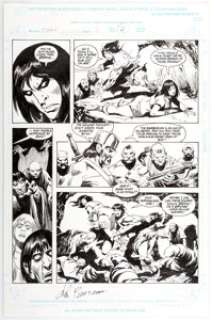 John Buscema Conan: Death Covered in Gold #3 Story Page 4 Original Art (Marvel Comics, 1999).  Splendid to find - | Heritage