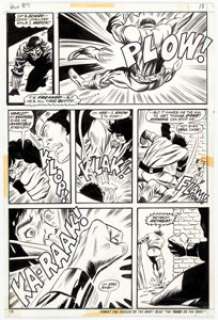 George Tuska and Billy Graham Hero for Hire #7 Page 18 Original Art (Marvel, 1973).... | Heritage