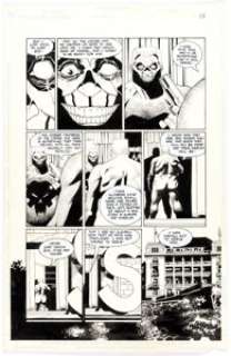 Joe Quesada and Kevin Nowlan Batman Sword of Azrael #2 Page 18 Original Art (DC Comics, 1992).... | Heritage