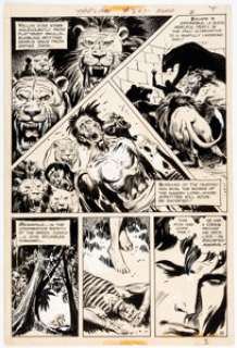 Joe Kubert and Redondo Studio Tarzan #247 Page 4 Original Art (DC, 1976). ... | Heritage