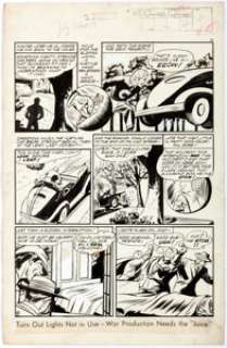  - Joe Gallagher All-American Comics #59 Story Page 3 "The Atom" Original Art (DC Comics, 1944). ...
