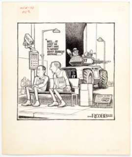 Ron Cobb Los Angeles Free Press Original Underground Political Cartoon (Kunkin Publ., 1968).... | Heritage