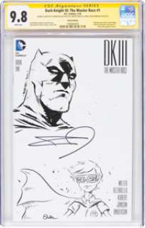  - Frank Miller, Brent Peeples, and Emily Rose Dark Knight III: The Master Race #1 Variant Sketch Cover Edition (DC, ...