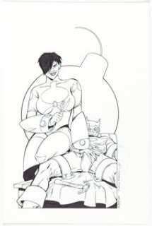 - Jimmie Robinson Bomb Queen Vol. 3 :The Good, The Bad, and The Lovely Pin-Up Original Art (Shadowline/ Image Comics...