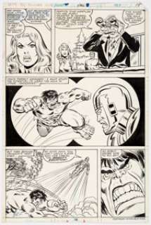 Sal Buscema and Mike Esposito Incredible Hulk #236 Story Page 10 Original Art (Marvel Comics, 1979).... | Heritage
