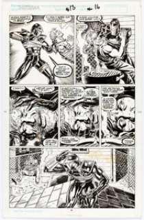  - Mike Manley and Ricardo Villagran Darkhawk #3 Story Page 12 Original Art (Marvel, 1992)....
