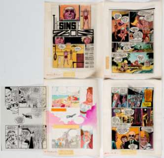  - Mark Wheatley and Kathryn Mayer Jonny Quest #15 Complete 26-Page Color Guide Original Art and Production Materials... (Total: 78 Items)