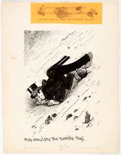 George Herriman archy’s life of mehitabel Illustration Original Art (Doubleday, Doran, and Co., 1933).... | Heritage