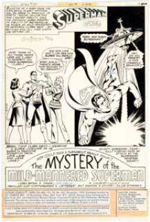 Kurt Schaffenberger and Joe Giella Action Comics #501 Story Page 1 Original Art (DC Comics, 1979). ... | Heritage