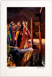 Michael Herring - Tolkien 50th Anniversary Boxset and Wanderer Cover Preliminary Original Art Group of 5 (Ballanti... (Total: 5 Original Art)