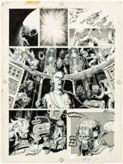 George Metzger Gothic Blimp Works #7 "Mal-Ig" Page 10 Original Art (EVO, 1969). ...