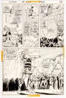Curt Swan and Murphy Anderson Superman #260 Story Page 14 Original Art (DC, 1973). Superman restores a lost Viking - | Heritage