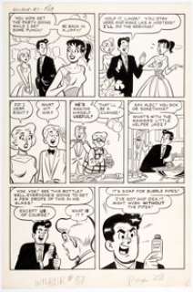 Dan DeCarlo and Rudy Lapick Wilbur Comics #87 Story Page 2 Original Art (Archie, 1959). From the comic featuring - | Heritage