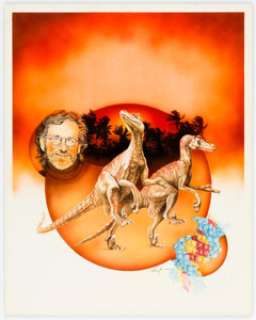 David Voigt Cinefantastique Vol 24 #96 Cover Painting "Jurassic Park" Original Art (Frederick S. Clarke, - | Heritage