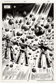 Herb Trimpe and Mike Esposito Shogun Warriors #12 Splash Page 12 Original Art (Marvel, 1980).... | Heritage