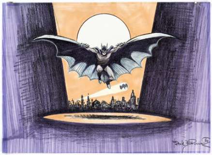 Frank Brunner - Batman Specialty Illustration Original Art (1990). Original Frank Brunner art is sought by many - | Heritage