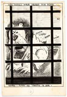 George Herriman archy does his part Illustration Original Art (Doubleday Publ., 1935). "You should have heard - | Heritage