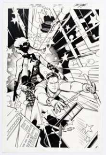 Chris Sprouse and Karl Story Tom Strong #27 Cover Original Art (DC/America‘s Best Comics, 2004)....