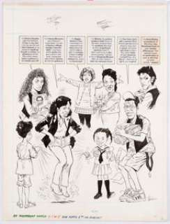 Angelo Torres MAD #281 Complete 5-Page Story "A Different World" Parody Original Art (EC Publ., 1988).  - | Heritage