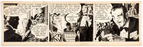 Alex Raymond Rip Kirby Daily Comic Strip dated 9-6-56 (King Features Syndicate, 1956). This episode from the - | Heritage