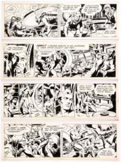 Dan Barry and Bob Fujitani Flash Gordon Daily Comic Strip Original Art Group of 4 (King Features Syndicate, 1981). - | Heritage
